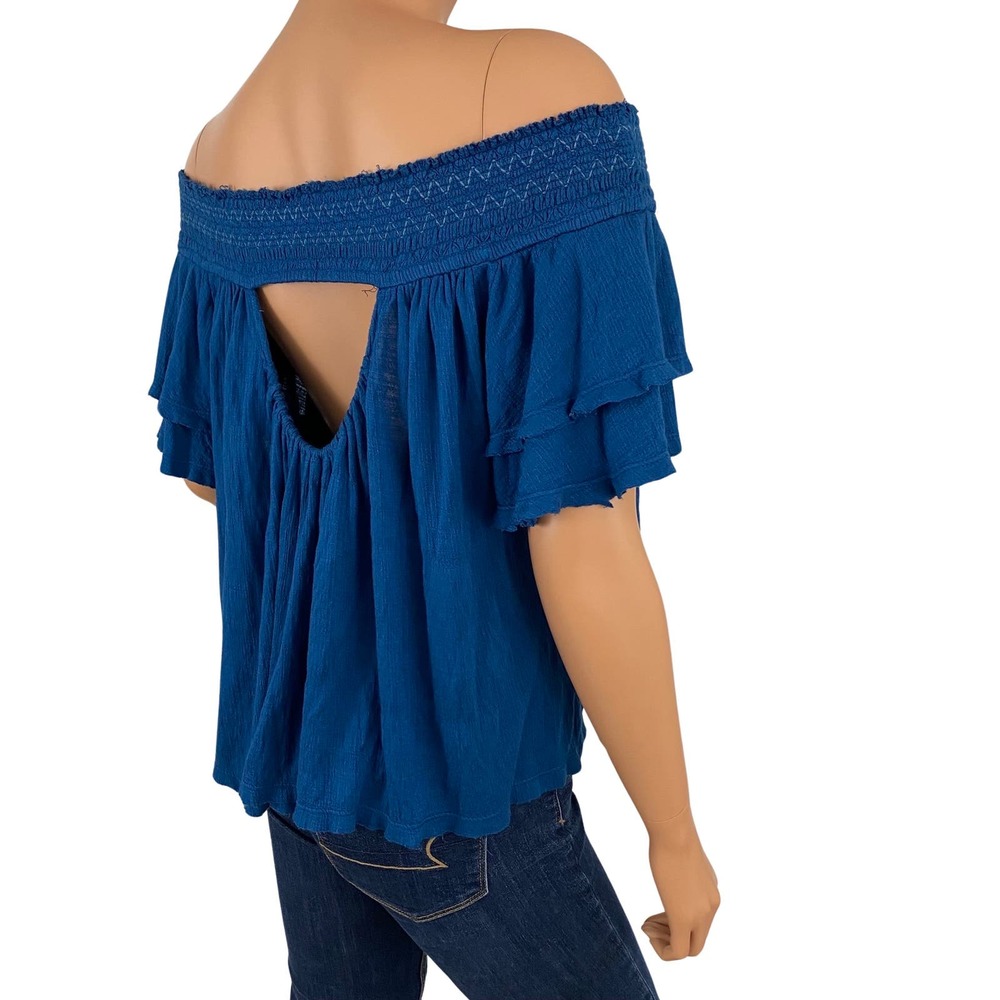 Free People Santorini Top - Sapphire - Picture 9 of 14
